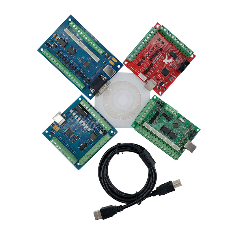 Mach3 Usb Cnc Controller 4 Axis 100Khz - 1pcs Breakout Board Interface Driver CNC